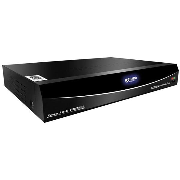 KGUARD Easy Link PRO EL422 DVR 4 kameralle 1 kovalevylle musta