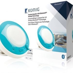 Kelluva Bluetooth-kaiutin vedenkestävä sininen