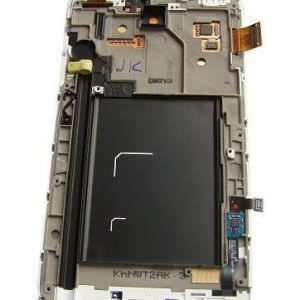 LCD-näyttö + kosketuspaneeli Samsung Galaxy Note 1 N7000 - Valkoinen