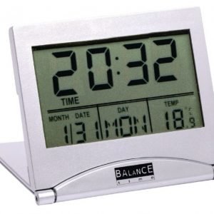 LCD travel alarm clock