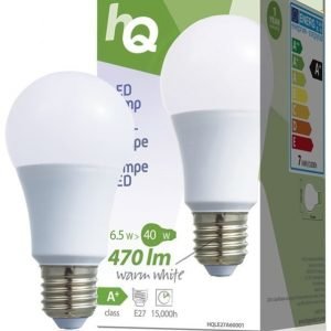 LED-lamppu A60 E27 6 5 W 470 lm 2700K