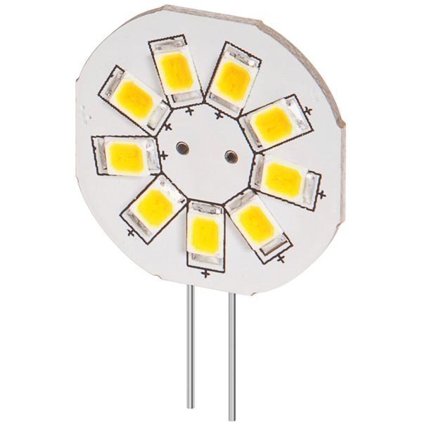 LED-lamppu G4 lämp.valk.valo 1 5W 11-14V DC 120Lm 2800K IP20