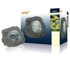 LED solar rock light plastic