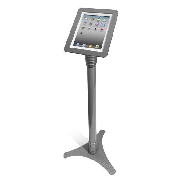 MacLocks Adjustable iPad floor Stand with Executive Enclosure hopea