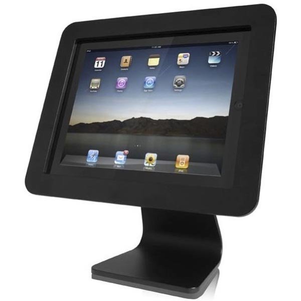 MacLocks Rotating Swivel Stand pöytäteline iPadille vaijerilukko mu