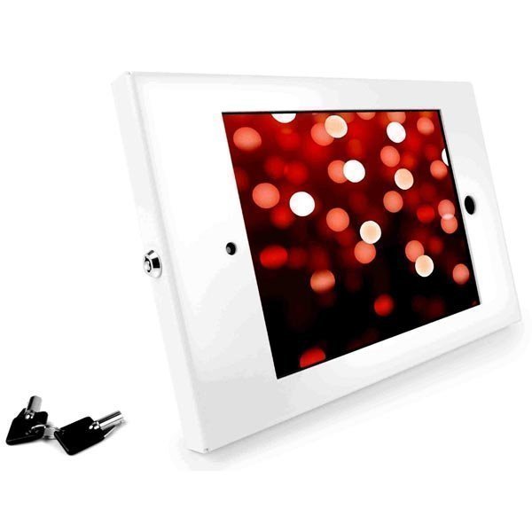 MacLocks iPad Enclosure Wall Mount iPad seinäteline valk.