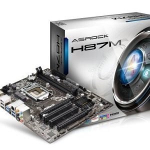 Mainboard-Socket-1150 ASRock H87M Intel H87 2xDDR3 CrossFireX Socket 1150 mATX