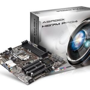 Mainboard-Socket-1150 ASRock H87M Pro 4 Intel H87 4xDDR3 CrossFireX Socket 1150 mATX