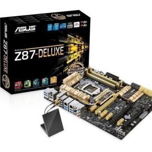 Mainboard-Socket-1150 Asus Z87-DELUXE Intel Z87 4xDDR3 SLI CrossFireX Socket 1150 ATX