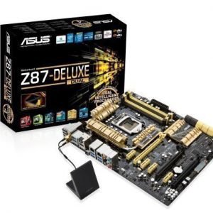 Mainboard-Socket-1150 Asus Z87-DELUXE/DUAL Intel Z87 4xDDR3 SLI CrossFireX Socket 1150 ATX