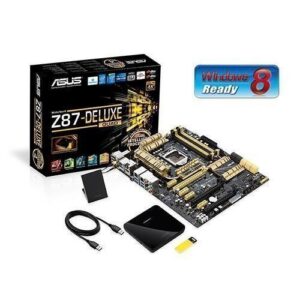 Mainboard-Socket-1150 Asus Z87-DELUXE/QUAD Intel Z87 4xDDR3 SLI CrossFireX Socket 1150 ATX