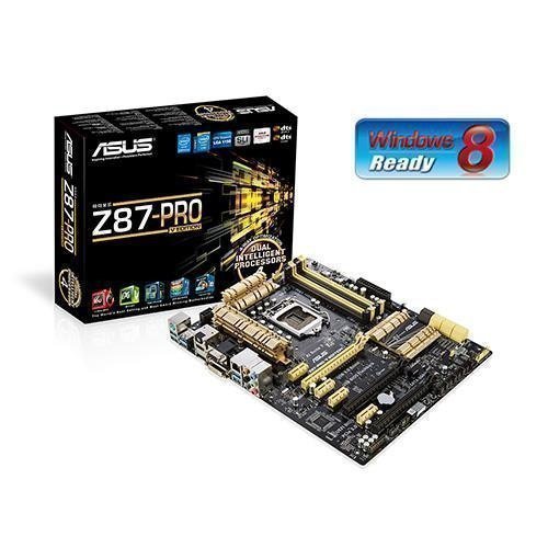 Mainboard-Socket-1150 Asus Z87-PRO V-Edition Intel Z87 4xDDR3 SLI CrossFireX Socket 1150 ATX