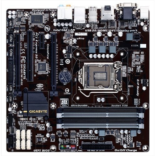 Mainboard-Socket-1150 Gigabyte GA-Q87M-D2H Intel Q87 4xDDR3 Sock