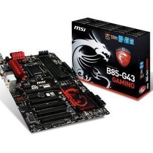 Mainboard-Socket-1150 MSI B85-G43 GAMING Intel B85 4xDDR3 CrossFireX Socket 1150 mATX