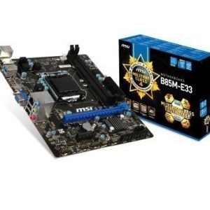 Mainboard-Socket-1150 MSI B85M-E33 Intel B85 2xDDR3 Socket 1150 mATX