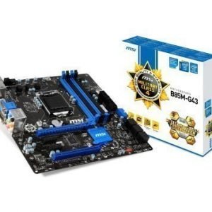 Mainboard-Socket-1150 MSI B85M-G43 Intel B85 4xDDR3 CrossFireX Socket 1150 mATX