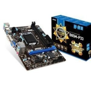 Mainboard-Socket-1150 MSI B85M-P33 Intel B85 2xDDR3 Socket 1150 mATX