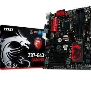 Mainboard-Socket-1150 MSI Z87-G43 GAMING Intel Z87 4xDDR3 CrossFireX Socket 1150 ATX