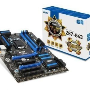 Mainboard-Socket-1150 MSI Z87-G43 Intel Z87 4xDDR3 CrossFireX Socket 1150 ATX