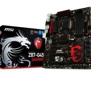 Mainboard-Socket-1150 MSI Z87-G45 GAMING Intel Z87 4xDDR3 SLI CrossFireX Socket 1150 ATX