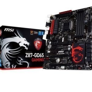 Mainboard-Socket-1150 MSI Z87-GD65 GAMING Intel Z87 4xDDR3 SLI CrossFireX Socket 1150 ATX