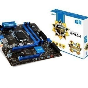 Mainboard-Socket-1150 MSI Z87M-G43 Intel Z87 4xDDR3 CrossFireX Socket 1150 mATX