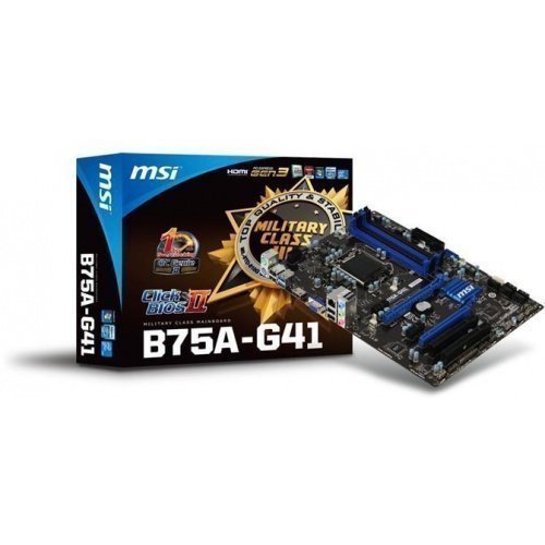 Mainboard-Socket-1155 MSI B75A-G41 Intel B75 4xDDR3 CrossFireX Socket 1155 ATX