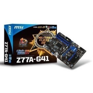 Mainboard-Socket-1155 MSI Z77A-G41 Intel Z77 4xDDR3 CrossFireX Socket 1155 ATX