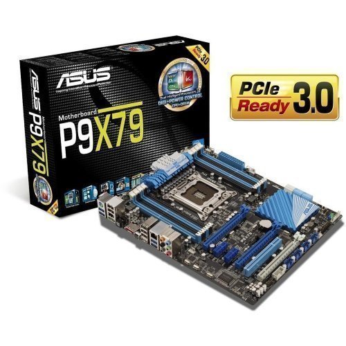 Mainboard-Socket-2011 Asus P9X79 Intel X79 8xDDR3 SLI CrossFireX Socket 2011 ATX