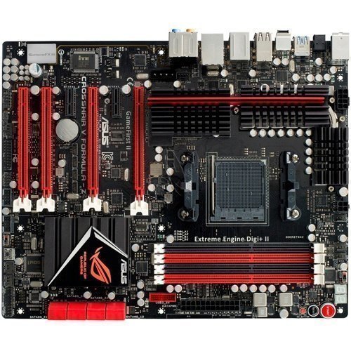 Mainboard-Socket-AM3 Asus CROSSHAIR V FORMULA-Z Republic of Gamers AMD 990FX 4xDDR3 SLI CrossFireX Socket AM3+ ATX