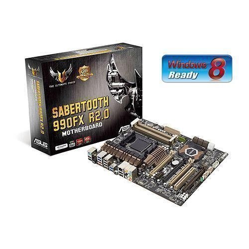 Mainboard-Socket-AM3 Asus Sabertooth 990FX Rev2.0 990FX Socket AM3+ ATX