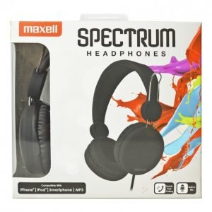 Maxell Spectrum Hf Sankakuulokkeet Musta