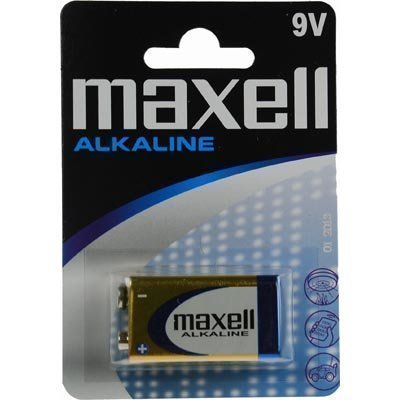 Maxell paristo 9V (6LR61) Alkaline 1-pakkaus