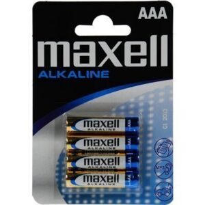 Maxell paristo AAA (LR03) Alkaline 1 5V 4-pakkaus