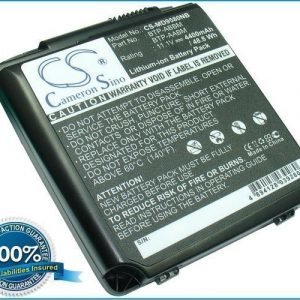 Medion MD95800 WIM2070 MD95453 MD95454 MD96340 akku 4400 mAh - Musta