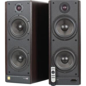 Microlab Solo 9C akt.kaiuttimet 140W 80dB kauk.sääd HDMI vaneri