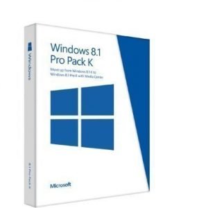 Microsoft Windows Pro Pack 8.1 32-bit/64-bit Eng Intl PUP Medialess Win to Pro MC