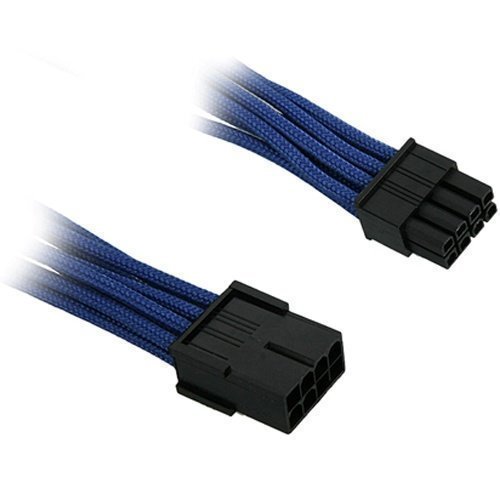Modding-Acc BitFenix 8-Pin PCIe Extension 45cm Sleeved Blue/Black