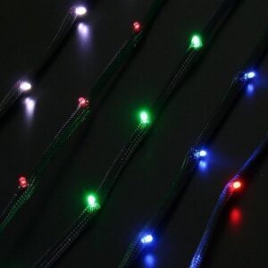 Modding-Acc NZXT Sleeved LED Kit Cable 1M White