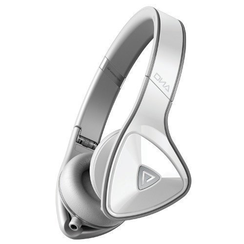 Monster DNA Headphones White Over Light Grey On-Ear