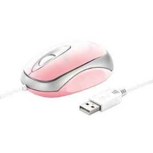 Mouse Trust Mini Travel Mouse Pink