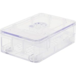 Muovikotelo Raspberry PI B+ tietokoneelle läpinäkyvä