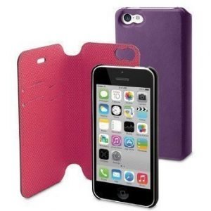 Muvit Magic Folio Wallet for iPhone 5C Purple