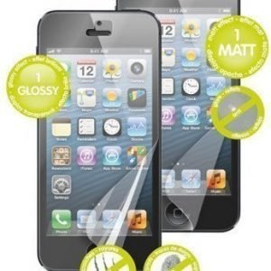 Muvit Screen Protector for iPhone 5 1 Matte & 1 Clear