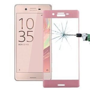 Näytönsuoja karkaistua lasia Sony Xperia X Pinkki