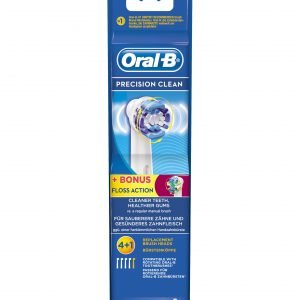 Oral-B Precision Clean / Floss Action Vaihtoharjat 4 + 1 Kpl