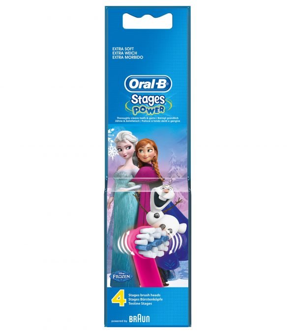 Oral-B Stages Frozen Vaihtoharjat 4 Kpl