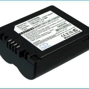 Panasonic CGA-S006 CGA-S006E CGA-S006E/ 1B CGR-S006 CGR-S006A/ 1B CGR-S006E CGR-S006E/ 1B DMW-BMA7 yhteensopiva akku 750 mAh