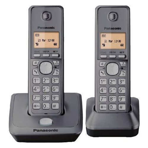 Panasonic KX-TG2712NEM Double Metallic Gray