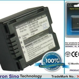 Panasonic VW-VBD120 CGA-DU12 CGA-DU12A/ 1b yhteensopiva akku 1050 mAh